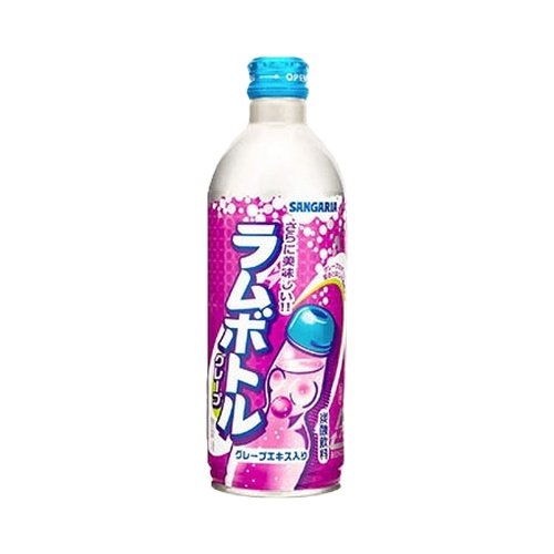 Sangaria Grape Ramune Can 500mlx24