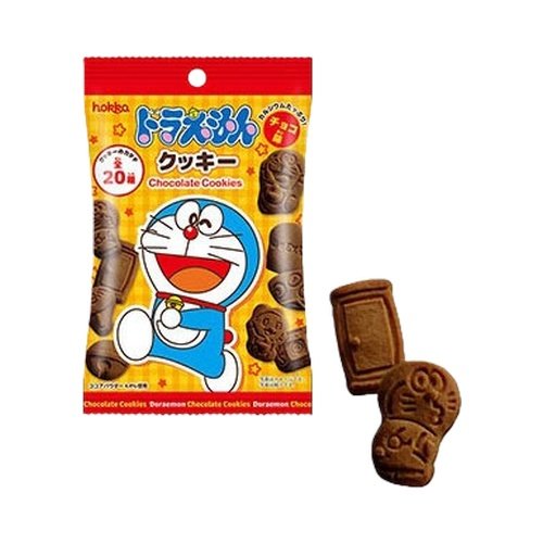 Hokuriku Doraemon Cookie Chocolate Flavor 50gx20