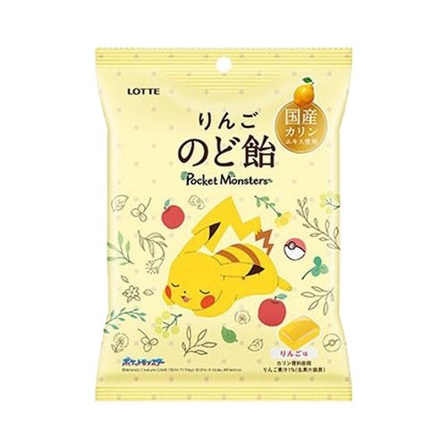 Lotte Pokemon Apple Throat Candy 75gx10x2