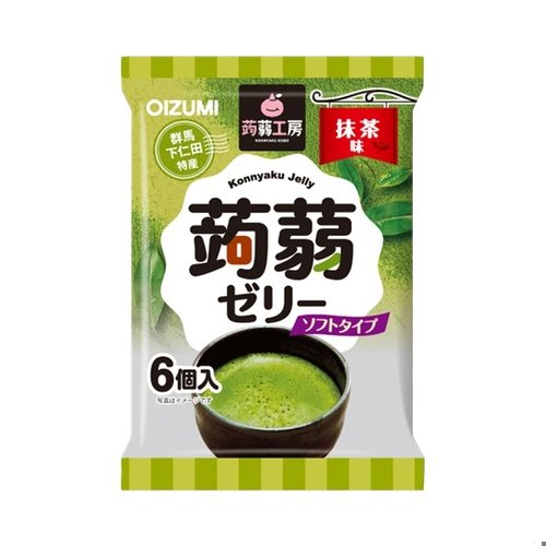Shimonita Konjac Kobo Konjac Jelly Matcha Flavor 106gx16