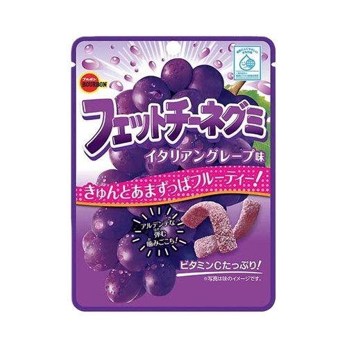 Bourbon Fettuccine Gummy Italian Grape Flavor 50gx10x12