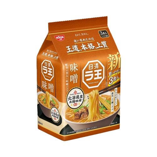 Nissin Raoh Miso 3 Servings Pack 297gx9x2