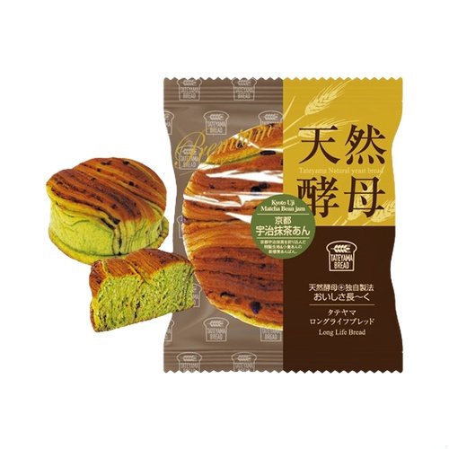Natural Yeast Bread Uji Matcha 95gx12