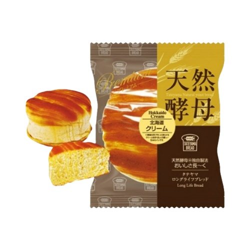 Natural Yeast Bread Hokkaido Cream 95gx12