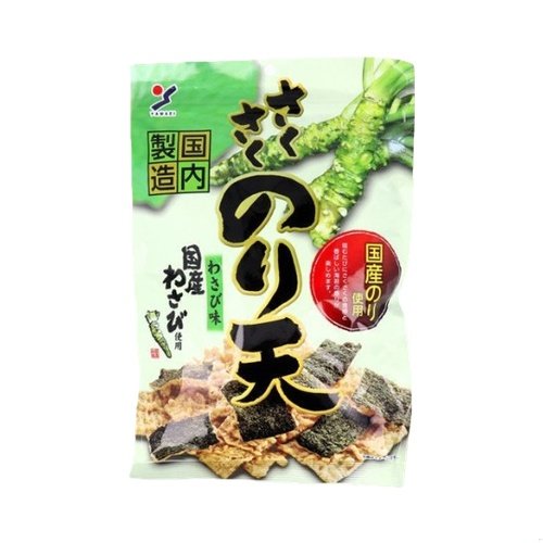 Yamaei Crunchy Nori Ten Chips Wasabi 70gx10
