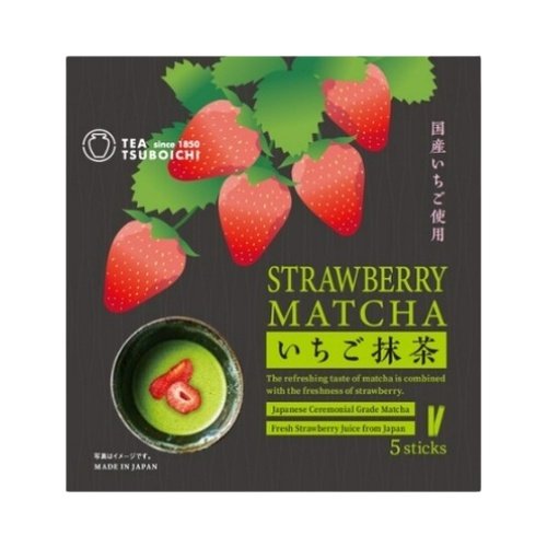 Tsuboichi Strawberry Matcha Stick 5p 50gx12