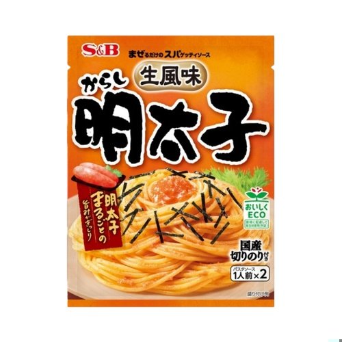 S&B Spaghetti Sauce Spicy Raw Cod Roe Flavor 53.4gx10x6
