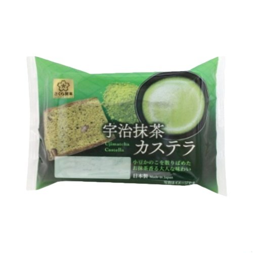Sakura Seika Uji-Matcha Cake 1piece 40gx18