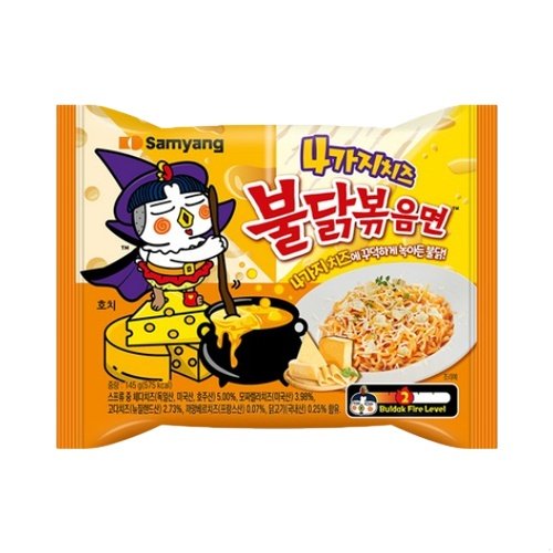 Samyang Buldak Quattro Cheese Multi 110gx4x8