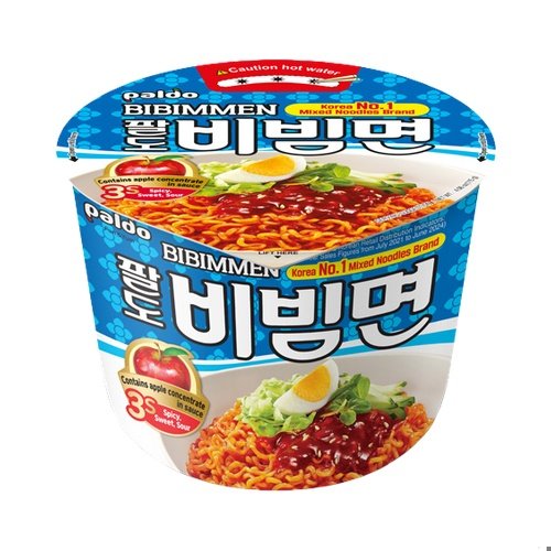 Paldo Bibimmyun Spicy And Chewy Cold Noodle Big Bowl 115gx6