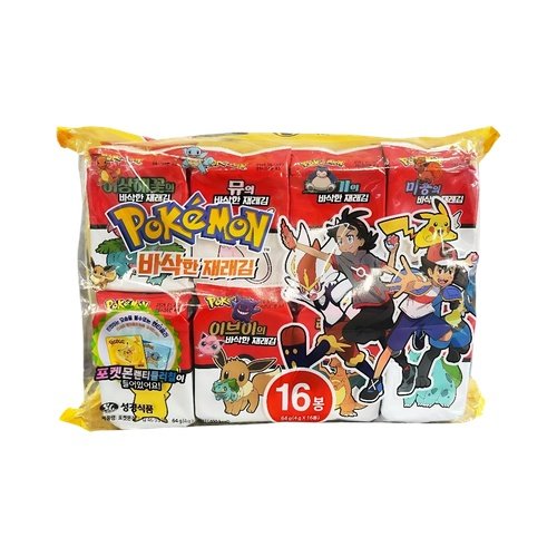 SGK Pokemon Seaweed 16p With 3 Lenticular Card 64gx8