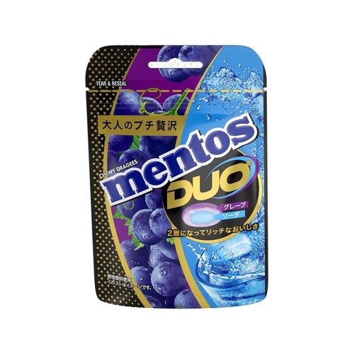 Kracie Mentos Duo Grape & Soda 45gx10x16