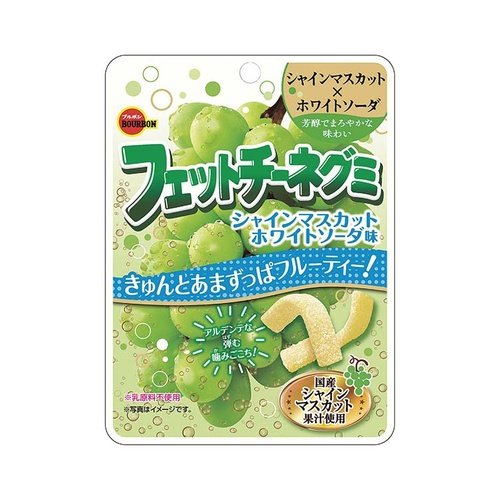 Bourbon Fettuccine Gummy Shine Muscat White Soda 47gx10