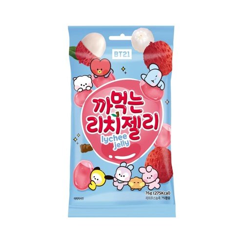BT21 Peeling Soft Candy Lychee 76gx24