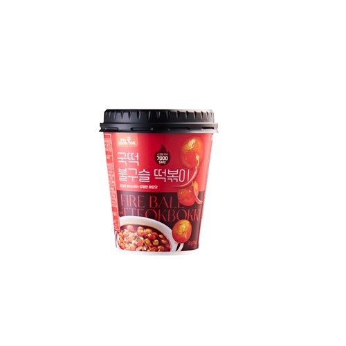 Cook Tok Instant Cup Balltype Ttokbokki Super Spicy 108gx24