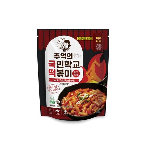 Cook Tok Pan Frying Ttokbokki Crazy Hot Halal 135gx24