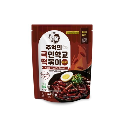 Cook Tok Pan Frying Ttokbokki Spicy Jjajang Halal 135gx24