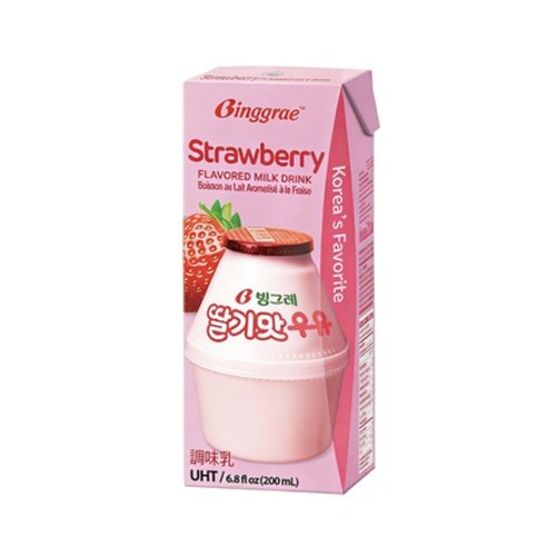 Binggre strawberry Milk 200mlx24
