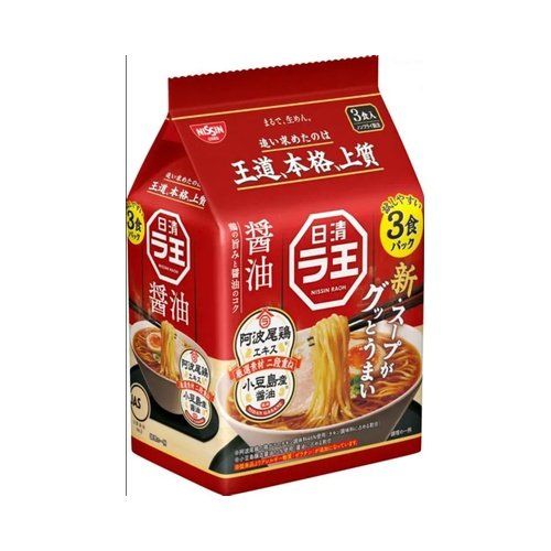 Nissin Raoh Soy Sauce 3p 294gx9x2