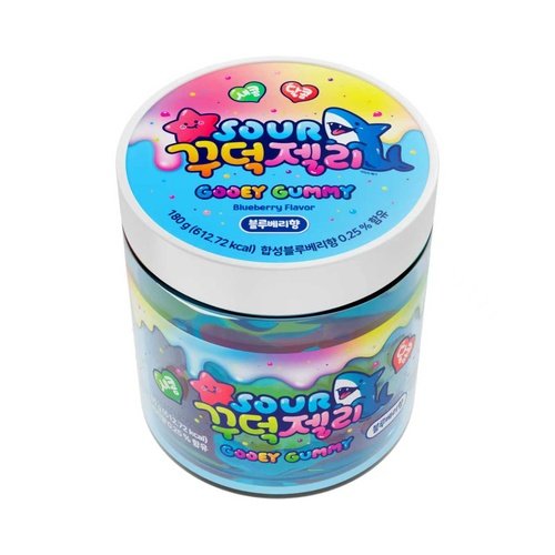 Measty Sour Thick Jelly Blueberry & Apple Flavor 180gx12x6