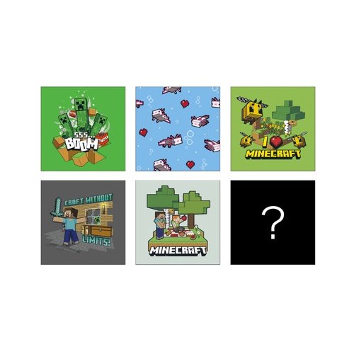 Bandai Minecraft Sticker Wafer 10.6gx20x12