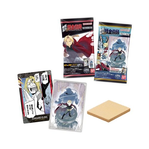 Bandai Fullmetal Alchemist Placard 2 Wafer 12gx20x12