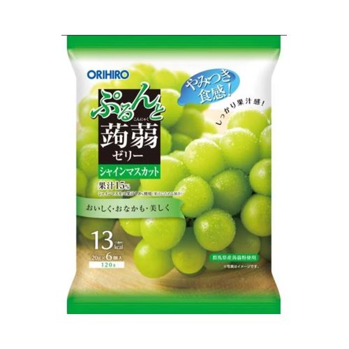 Orihiro Prunto Jelly Shine Muscat 6 Pcs 120gx24