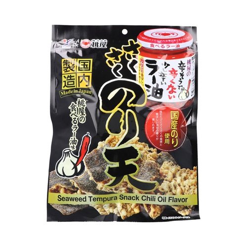 Yamaei Crunchy Nori Ten Chips Momoya Chili Oil 65gx10