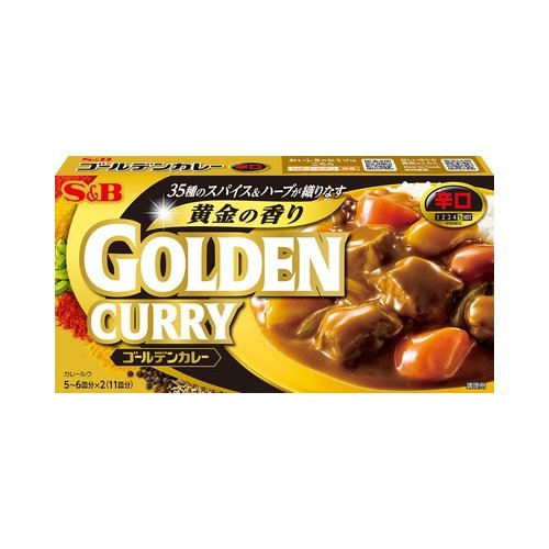 S&B Golden Curry Jp Hot 198gx10x6