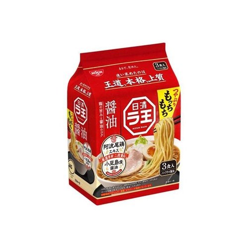 Nissin Raoh Soy Sauce Ramen 3 Packs 273gx9x2