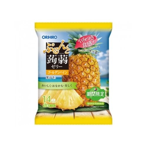 Orihiro Purunto Jelly Golden Pineapple 6p 120gx24