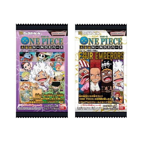 Bandai Niformation One Piece Great Pirate Sticker 14 Wafer 13gx20x12
