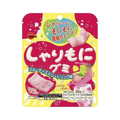Bourbon Sharimoni Gummy Energy Drink Flavor 57gx10x12