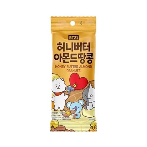 BT21 Honey Butter Almond Peanut S 30gx12x6