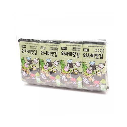 BT21 Wasabi Flavor Seaweed 40gx20x24