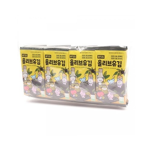 BT21 Olive Oil Flavor Seaweed 40gx20x24