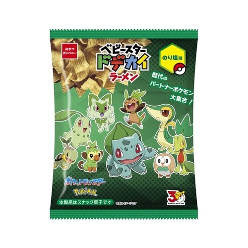 Oyatsu Company Pokemon Ramen Snack Nori Shio 60gx12x2
