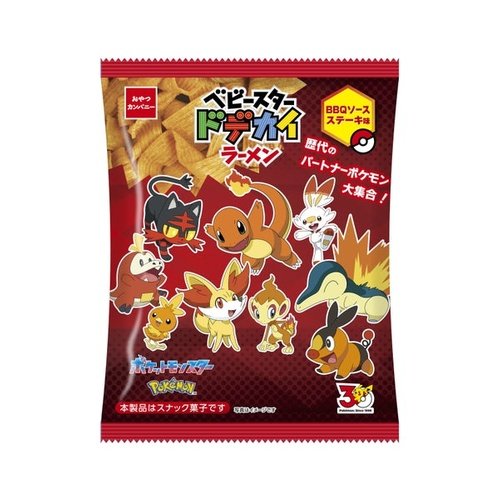 Oyatsu Company Pokemon Ramen Snack Bbq 60gx12x2
