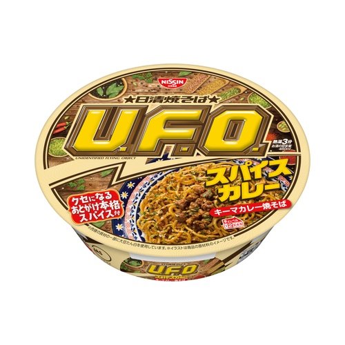 Nissin Ufo Yakisoba Keema Curry Flavor 103gx12