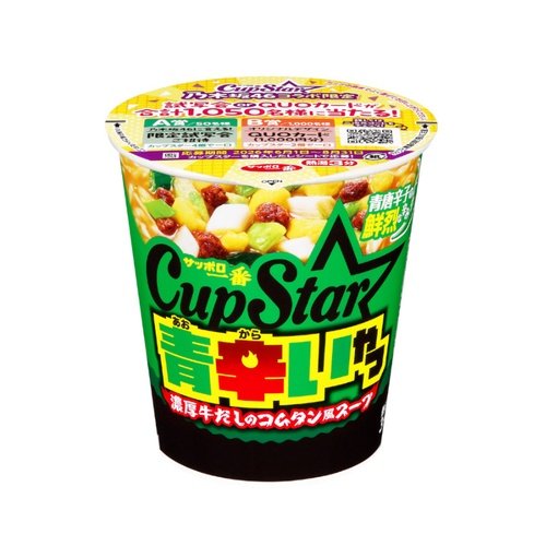 Sapporo Ichiban Cupstar Green Chili Spicy Beef Noodles 65gx12