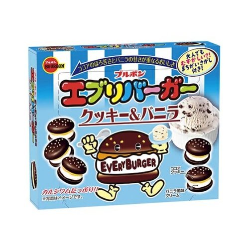 Bourbon Everyburger Cookie & Vanilla 61gx10x8