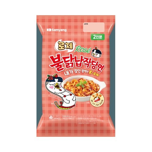 Samyang Buldak Flat Glass Noodle Rose Pouch 333.8gx12